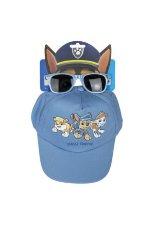 Kepurės ir akinių nuo saulės komplektas The Paw Patrol 2 Dalys Mėlyna (54 cm)