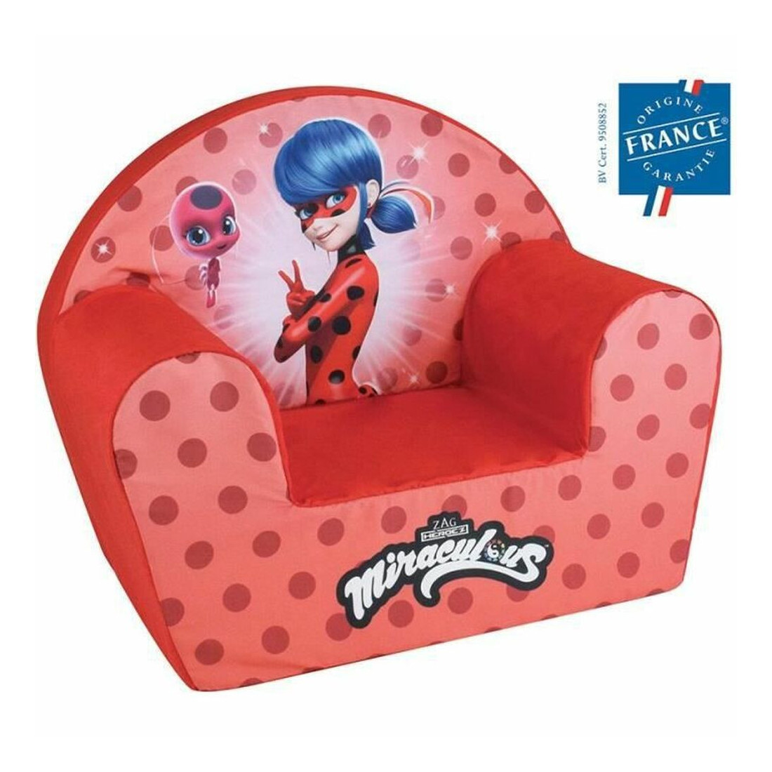 Vaiko fotelis Fun House Lady Bug club 52 x 33 x 42 cm