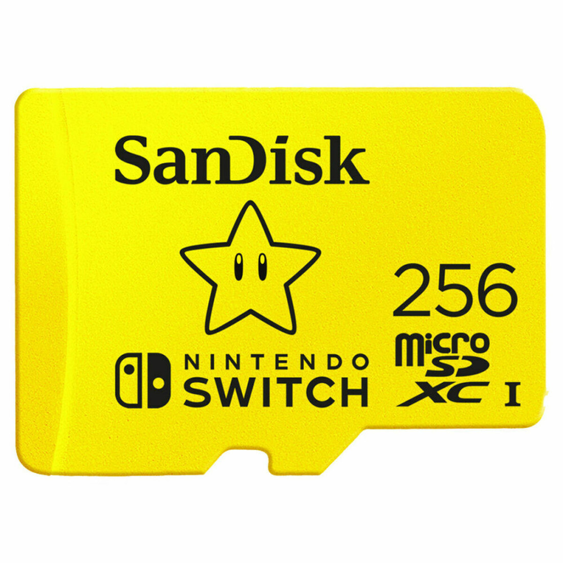 SD atminties kortelė SanDisk SDSQXAO-256G-GNCZN 256GB Geltona 256 GB Micro SDXC