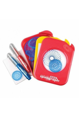 Piešimo rinkinys Spirograph Silverlit travel Spalvotas 10 Dalys