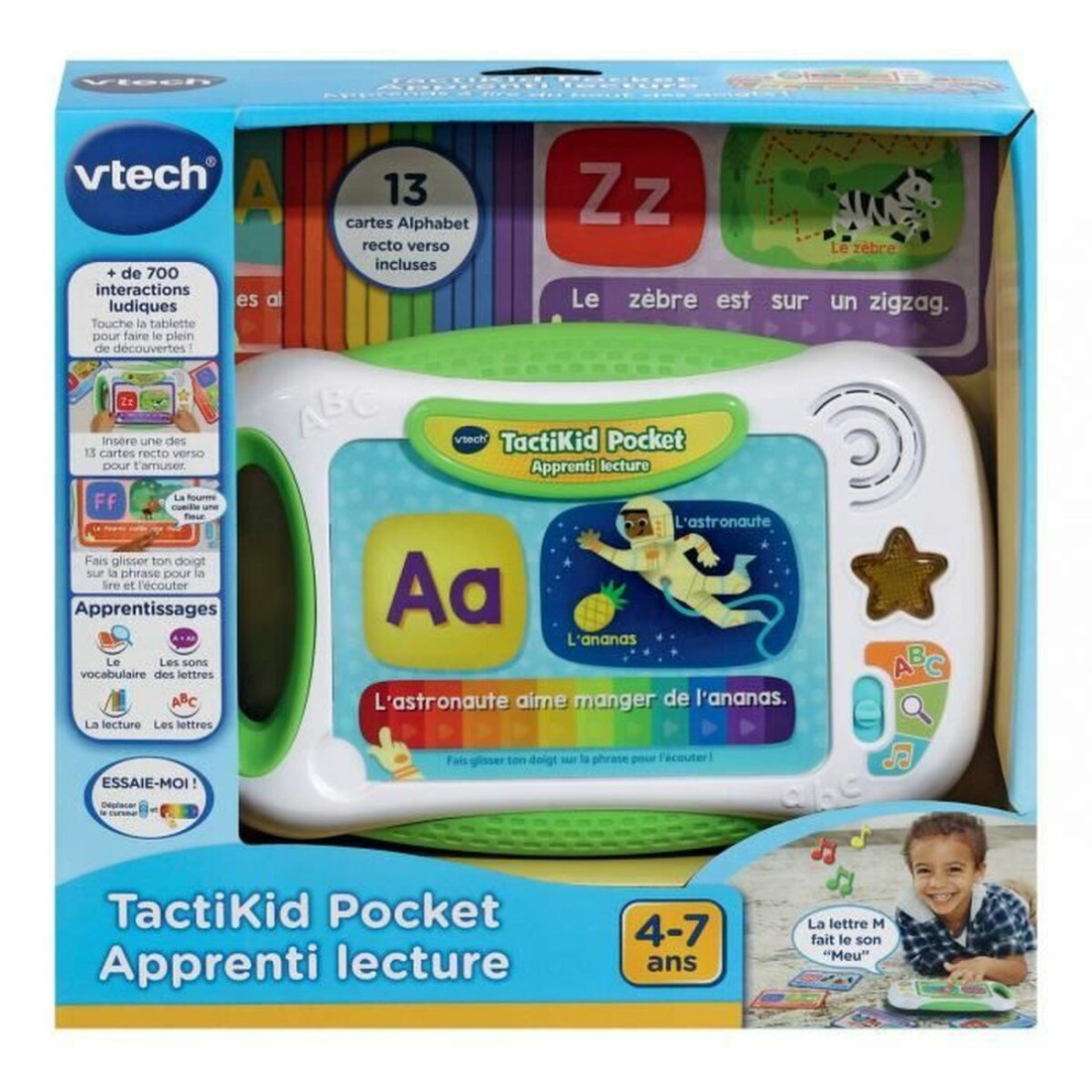 Interaktyvi planšetė vaikams Vtech Tactikid Pocket Apprenti Lecture (FR)