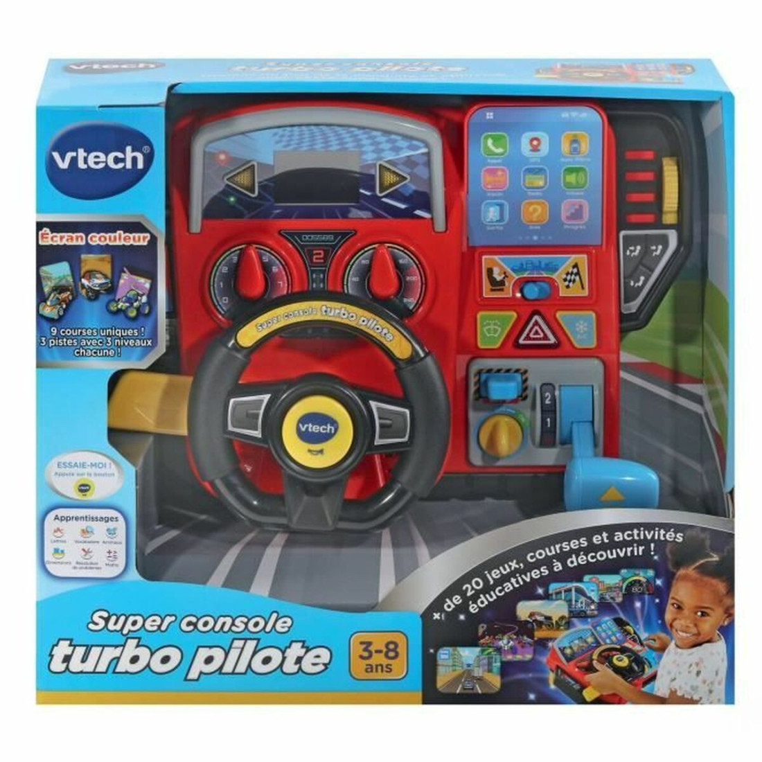 Edukacinis žaidimas Vtech Super console turbo pilote (1 Dalys)