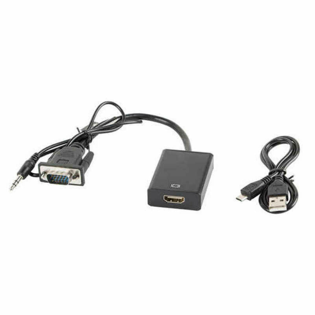 HDMI - VGA adapteris Lanberg AD-0021-BK