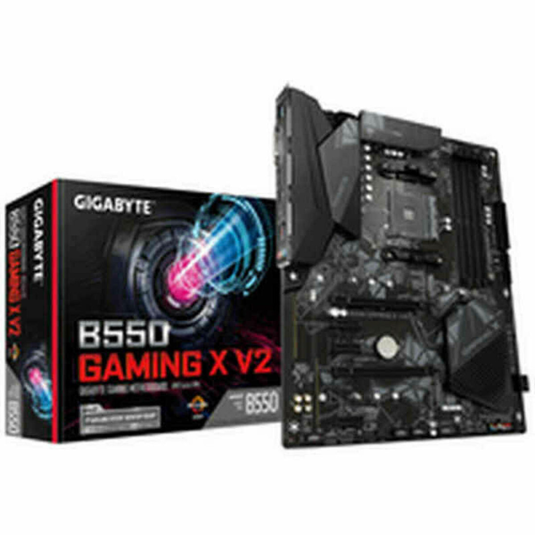 Pagrindinė plokštė Gigabyte B550 GAMING X V2 ATX AM4  AMD AM4 AMD AMD B550