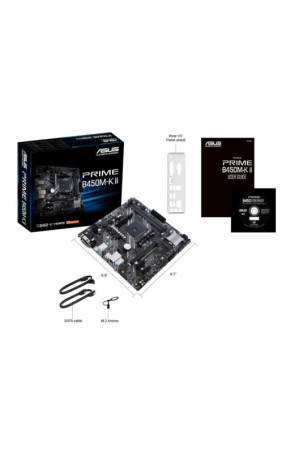 Pagrindinė plokštė Asus 90MB1600-M0EAY0 mATX AM4 AMD AM4 AMD B450 AMD