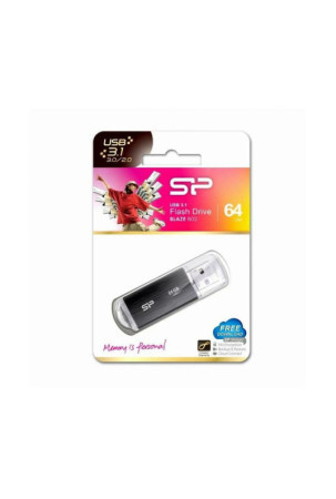 USB atmintukas Silicon Power Blaze B02 Juoda 64 GB