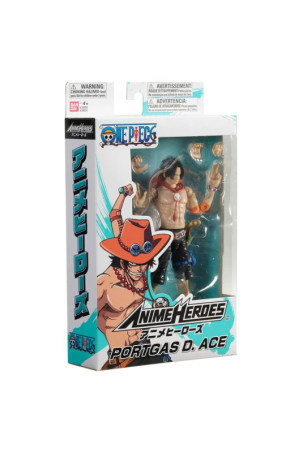 Veiklos rodikliai One Piece Bandai Anime Heroes: Portgas D. Ace 17 cm