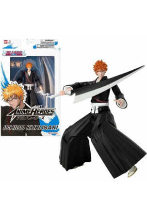 Veiklos rodikliai Bandai Bleach - Anime Heroes: Ichigo Kurosaki 17 cm