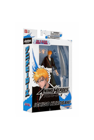 Veiklos rodikliai Bandai Bleach - Anime Heroes: Ichigo Kurosaki 17 cm