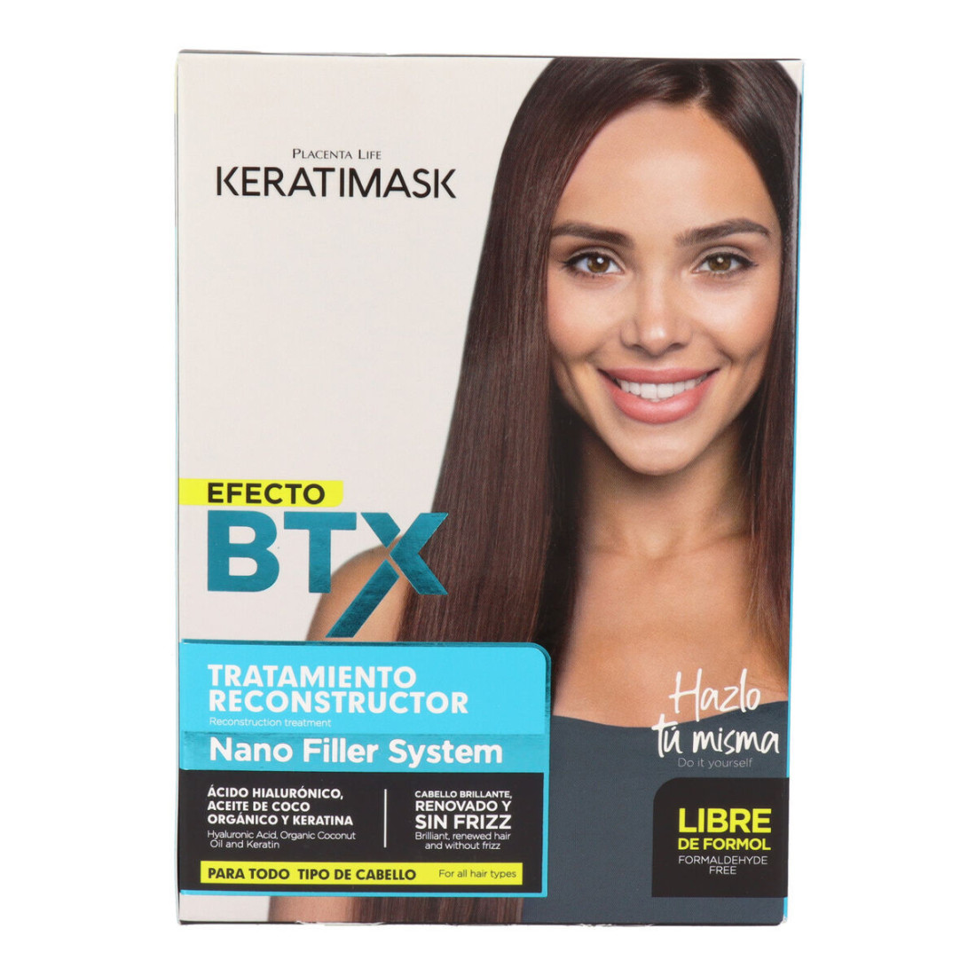 Stiprinantis plaukų gydymas Placenta Life Keratimask Btx 3 Dalys