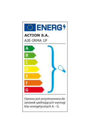 Sieninis apšvietimas Activejet AJE-IRMA 1P Balta Sidabras Metalinis 40 W 13 x 17,5 x 24,5 cm (1 Dalys)
