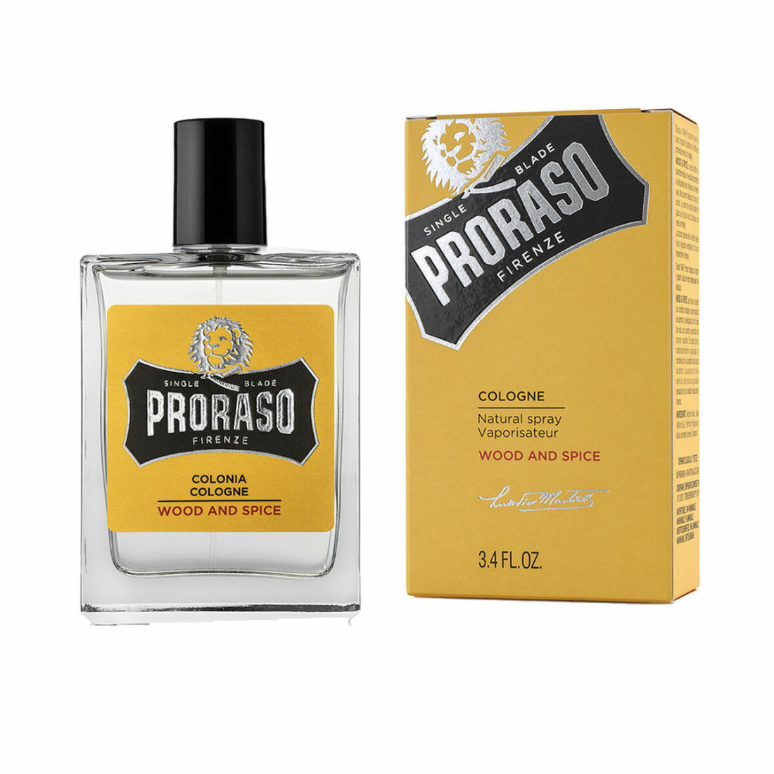 Vyrų kvepalai Proraso WOOD AND SPICE EDC 100 ml