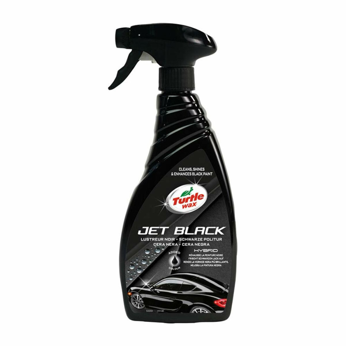 Automobilių vaškas Turtle Wax TW53203 JET BLACK 500 ml Juodi dažai