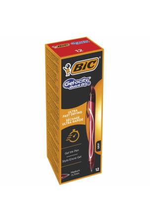 Gelio rašiklis Bic Gel-ocity Quick Dry Mėlyna 0,3 mm (12 vnt.)