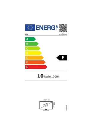 Monitorius Elo Touch Systems ET1517L-7CWB 15" LCD 50-60 Hz