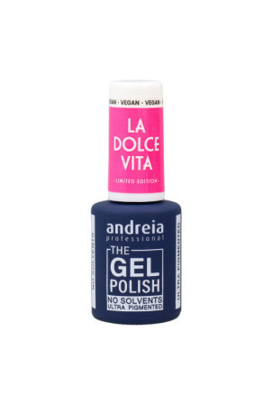 Gelinis nagų lakas Andreia La Dolce Vita DV5 Vibrant Pink 10,5 ml