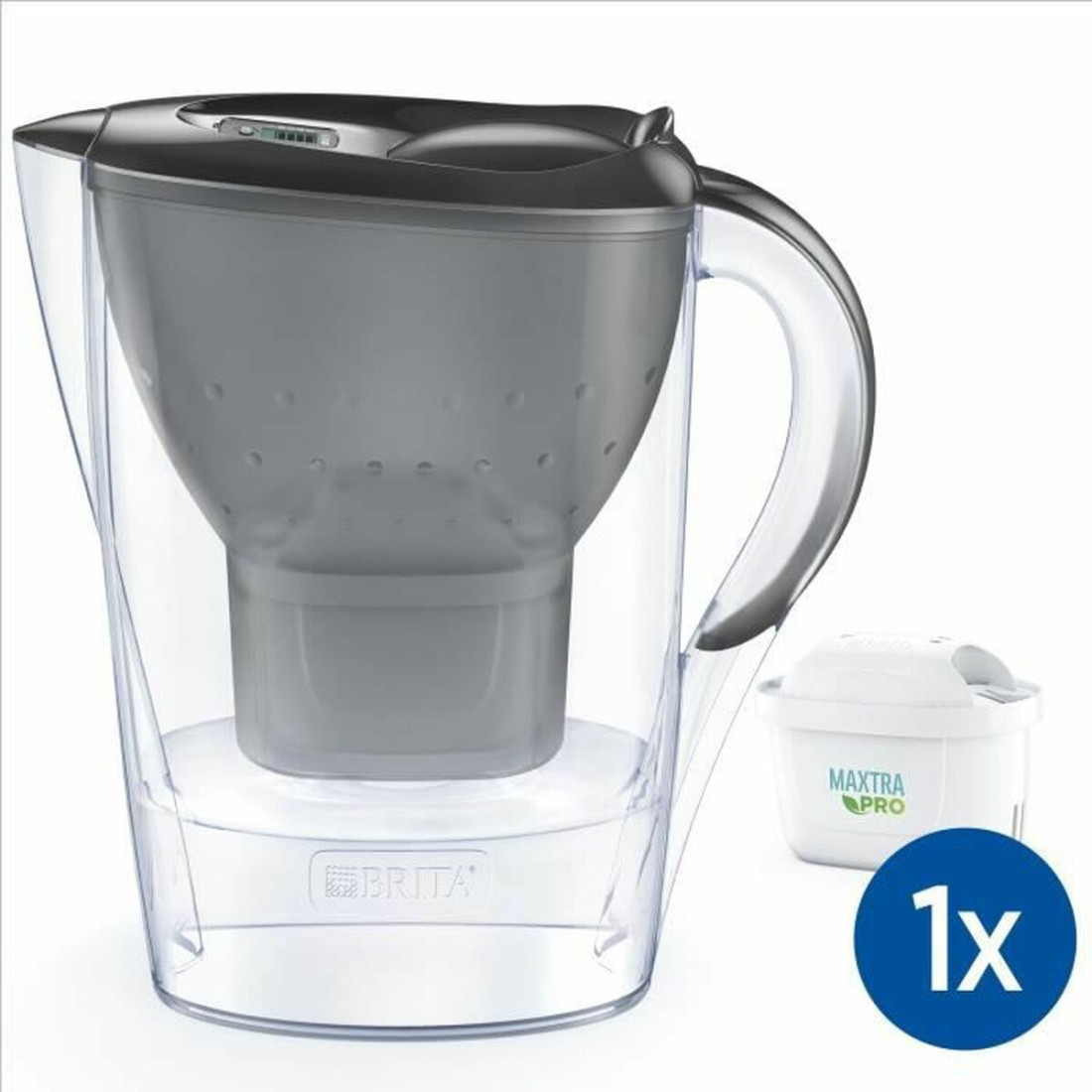 Puodelis-filtras Brita Carafe Marella Grafito Plastmasinis 2,4 L