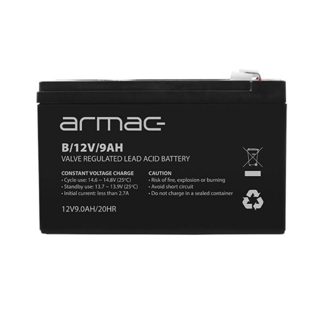 Baterija Nepertraukiamo Maitinimo šaltinio Sistema UPS Armac B/12V/9AH 9 Ah