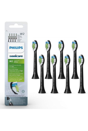 Pakeičiama galvutė Sonicare W2 Optimal Philips HX6068/13 Juoda 8 vnt.