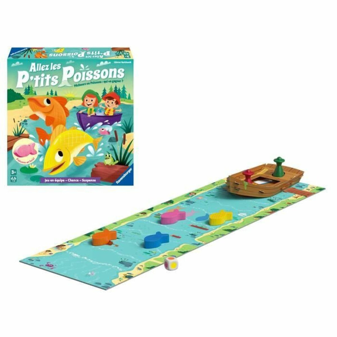 Stalo žaidimas Ravensburger Allez les P'tits Poissons (FR)