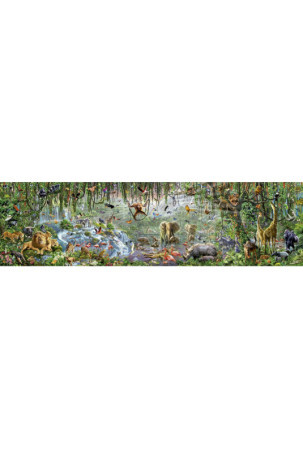 Dėlionė Educa 16066.0 The Wild Life (FR) 33600 Dalys 570 x 157 cm