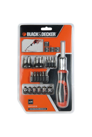 Bit set with screwdriver Black & Decker BDHT0-62130 29 Dalys