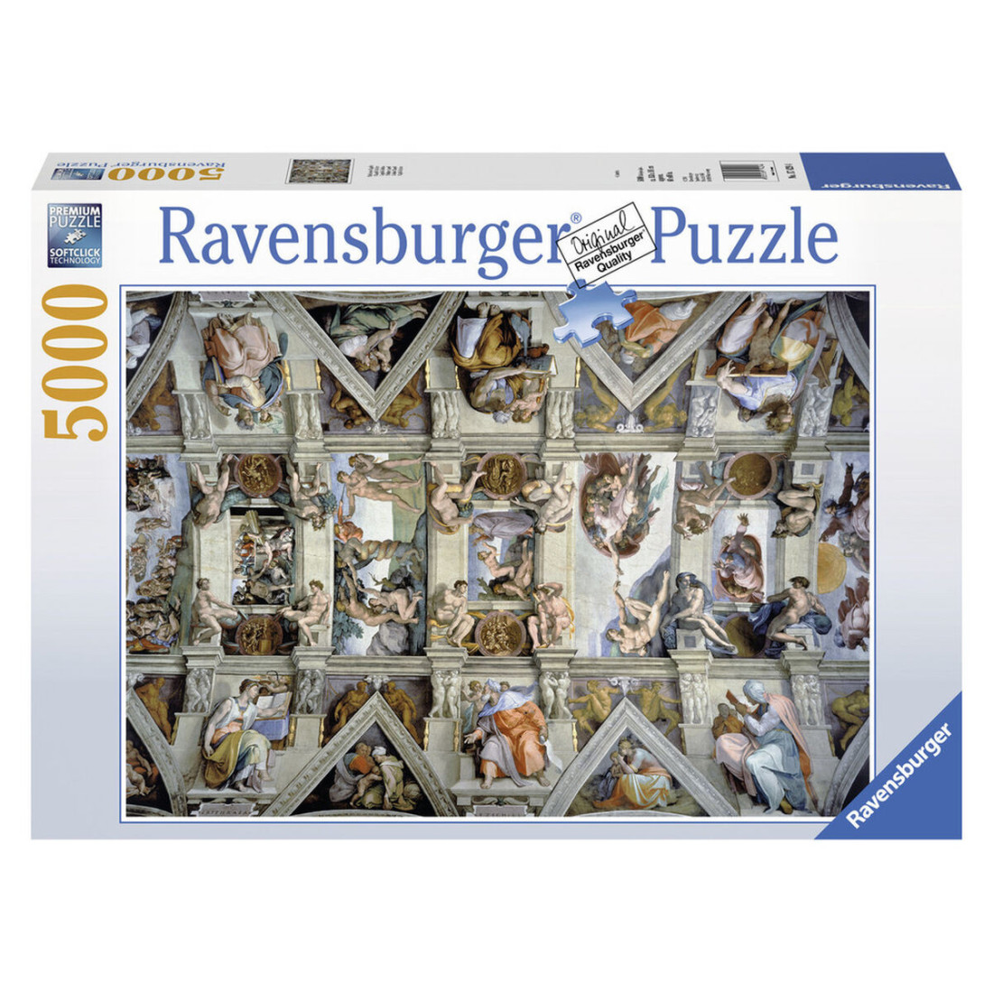 Dėlionė Ravensburger 17429 The Sistine Chapel - Michelangelo 5000 Dalys