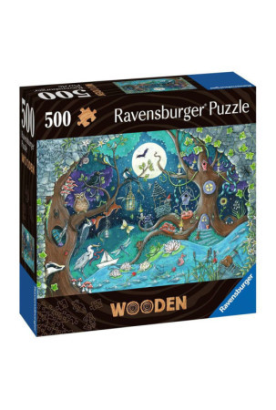 Dėlionė Ravensburger 17516 Fantasy Forest Medžio 500 Dalys