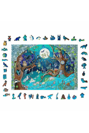 Dėlionė Ravensburger 17516 Fantasy Forest Medžio 500 Dalys