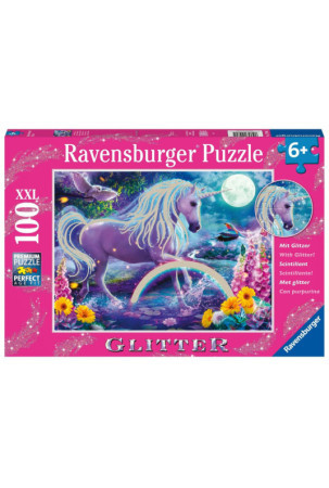 Dėlionė Ravensburger 12980 Vienaragis Blizgučiai XXL 100 Dalys