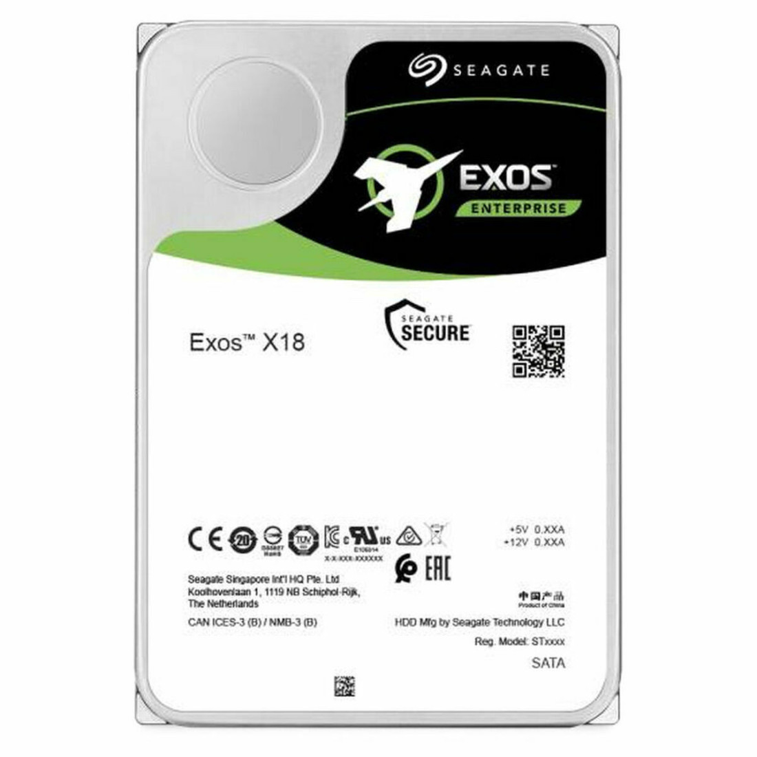 Kietasis diskas X18 Seagate Exos ST12000NM000J 3,5" 12 TB