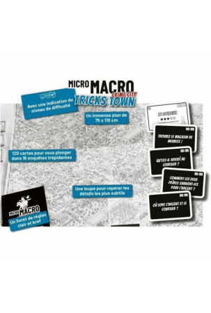 Stalo žaidimas BlackRock Micro Macro: Crime City - Tricks Town