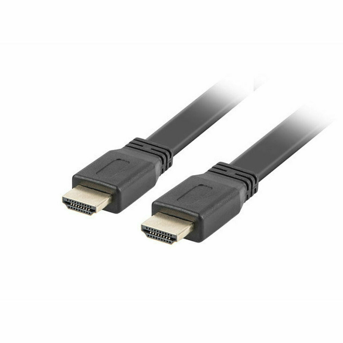 HDMI kabelis Lanberg CA-HDMI-21CU-0010-BK 1 m Juoda