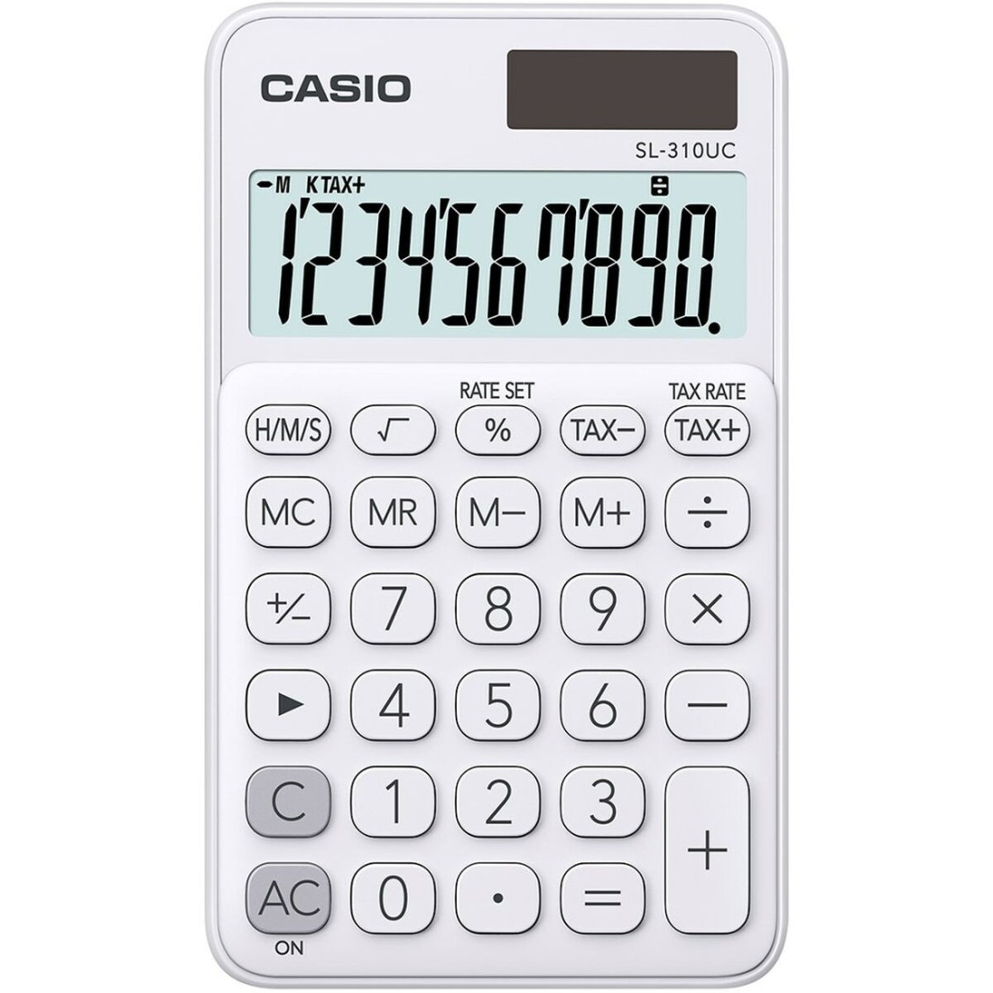 Skaičiuotuvas Casio SL-310UC-WE Balta Plastmasinis 7 x 0,8 x 11,8 cm