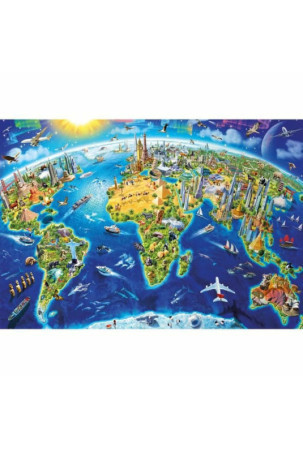 Dėlionė Educa World Symbols 17129.0 2000 Dalys