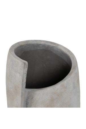 Vaza Pilka Cementas Veidas 21 x 18 x 32,5 cm