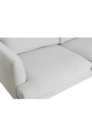 Chaise poilsio sofa DKD Home Decor Šviesiai pilka Metalinis 250 x 160 x 85 cm