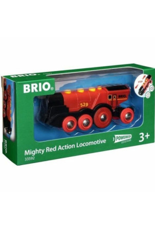 Traukinys Brio Powerful Red Stack Locomotive