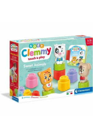 Statybos rinkinys Baby Born Cubes & animals Soft Clemmy (FR) Knyga 9 Dalys