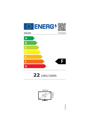 Monitorius Philips 241E1SCA/00 FHD LCD 23,6" LED VA LCD Flicker free 50-60 Hz