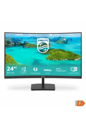 Monitorius Philips 241E1SCA/00 FHD LCD 23,6" LED VA LCD Flicker free 50-60 Hz