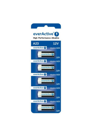 Baterijos EverActive 23A 12 V (5 vnt.)