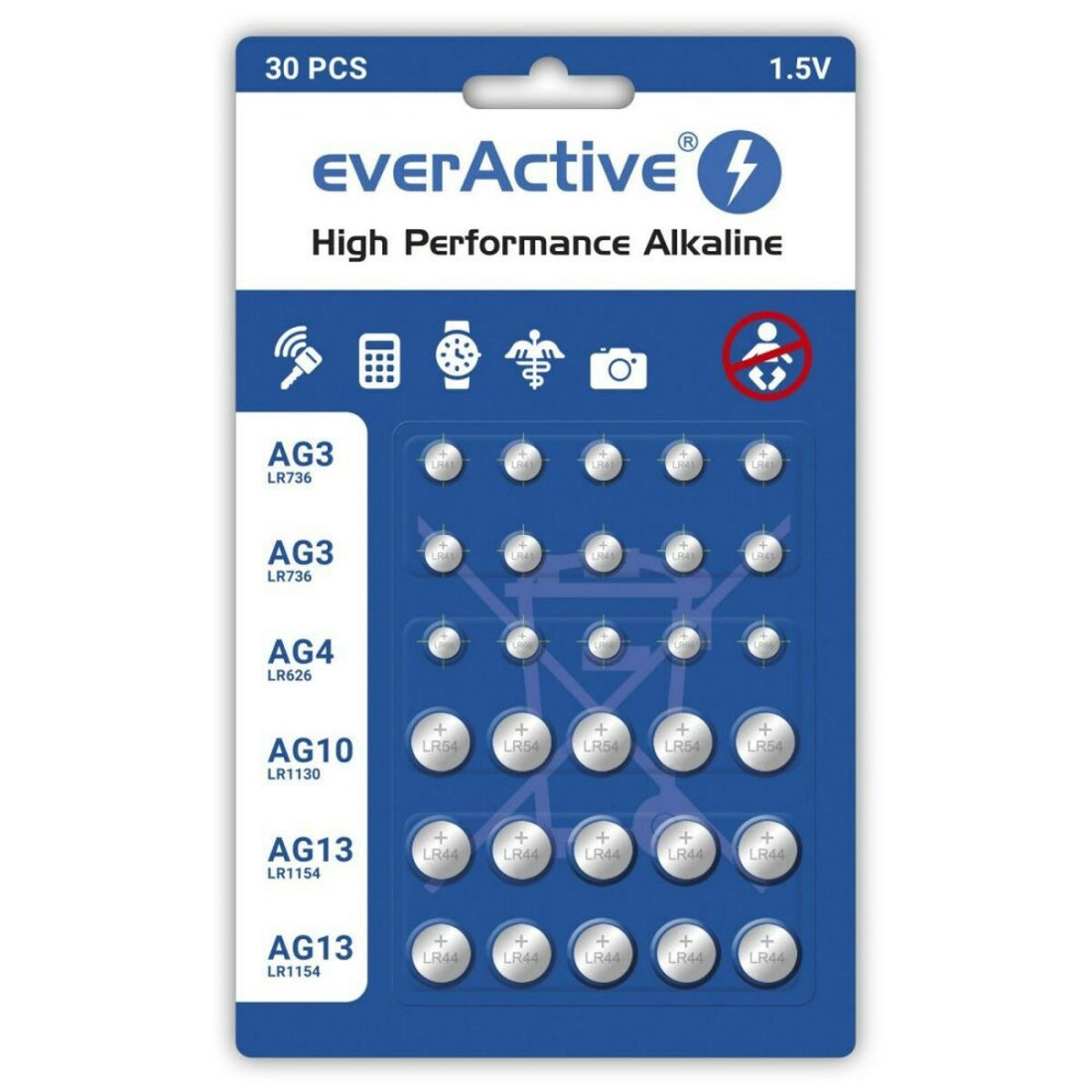 Baterijos EverActive LR6