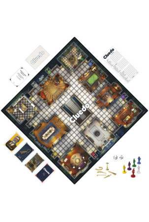 Stalo žaidimas Hasbro Cluedo (FR) Spalvotas