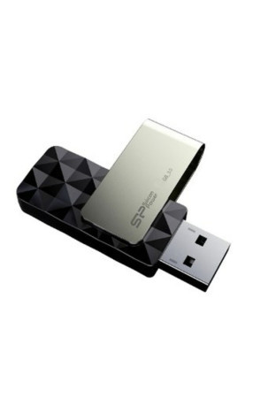 USB atmintukas Silicon Power Blaze B30 Juoda Juoda/Sidabras 256 GB