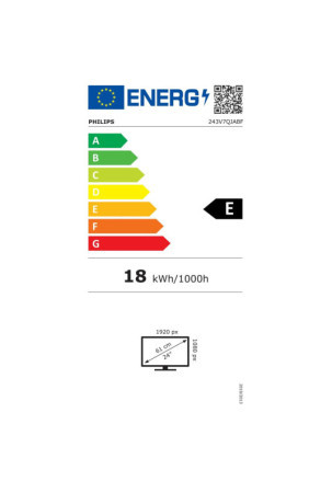 Monitorius Philips 243V7QJABF/00 23,8" LED IPS LCD Flicker free 50-60 Hz