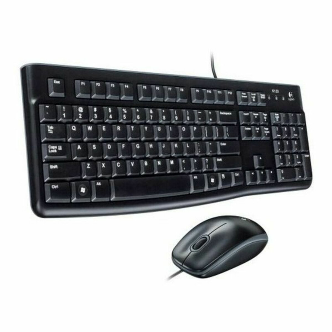 Klaviatūra ir pelė Logitech 920-002550 Juoda Ispaniška Qwerty