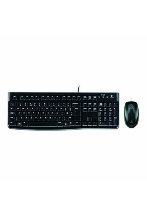 Klaviatūra ir pelė Logitech 920-002550 Juoda Ispaniška Qwerty