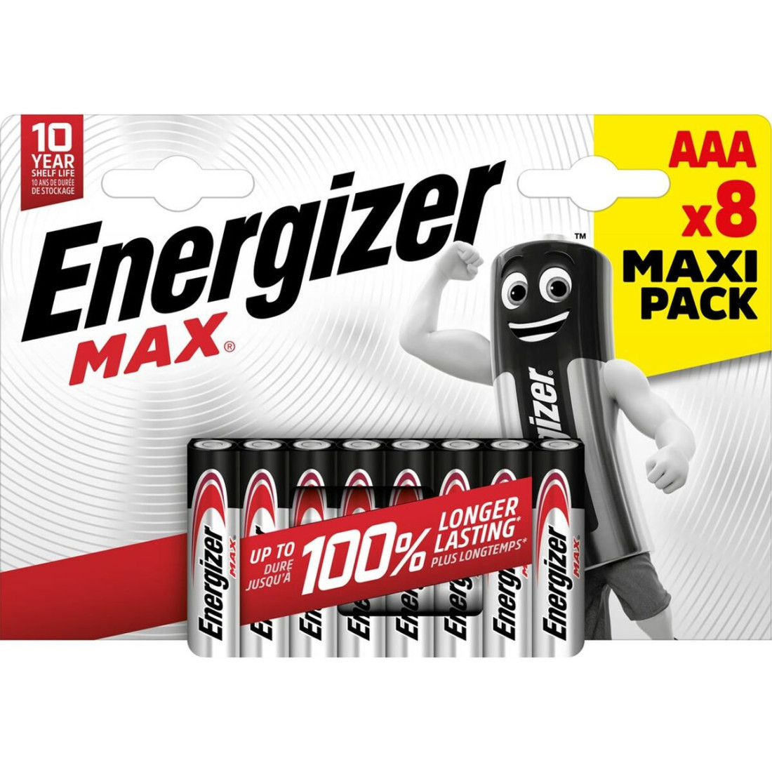 Baterijos Energizer LR03 1,5 V 9 V AAA (8 vnt.)