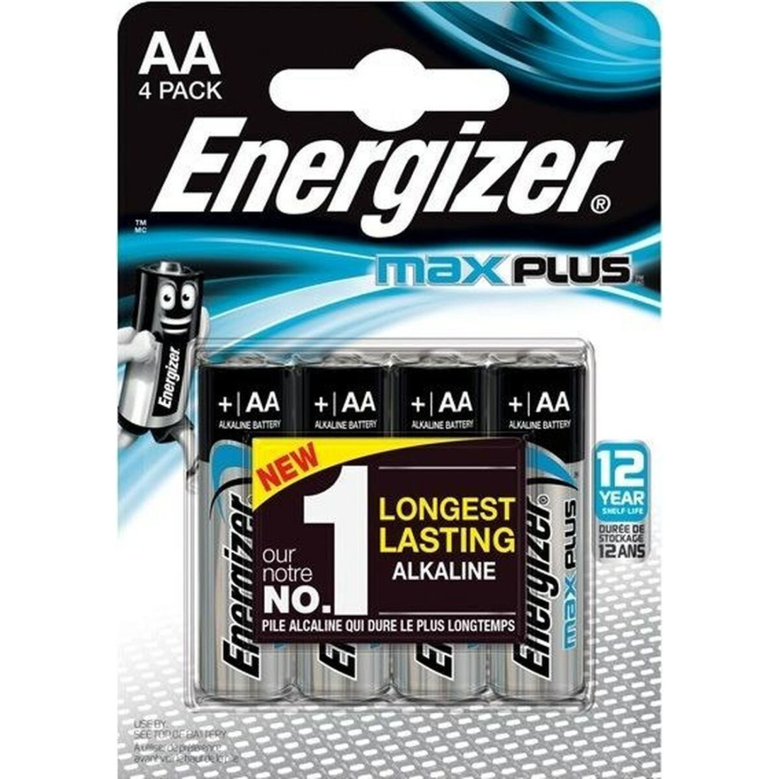 Baterijos Energizer Max Plus AA4 1,5 V AA (4 vnt.)